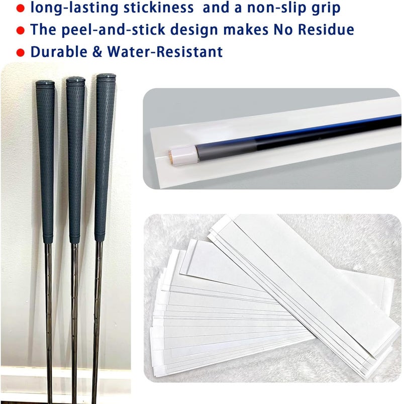FOJOO 30 PCS Golf Grip Tape，Golf Grip kit，2" X 10" Golf Club Regripping Kit for Golf Clubs,Double-Sided Adhesive Grip Tape Golf Easy Installation & Residue-Free for Golf Grips Club Regripping - Image 3
